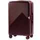 Большой пластиковый чемодан Wings WN01 L бордовый wine red - изображение 1