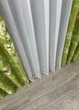 Комплект готовых штор VR-Textil Лен с цветочным принтом "Прованс" № 1726ш Оливковый 100х265 см 2 шт (31-902) - изображение 3