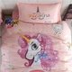 Покривало стьобане Aran Clasy Pink Dreams V-1 Pudra 180х240 з наволочкою - зображення 2