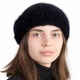Жіноча норкова пов'язка на голову Хутряний стиль Синій ірис One size (1003/C) - зображення 6