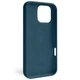 Чехол Fiji Silicone Case для Apple iPhone 16 Pro Max бампер накладка Soft Touch с микрофиброй Cosmos Blue - изображение 2