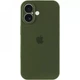 Чехол Fiji Silicone Case Full Camera для Apple iPhone 16 бампер накладка с защитой камеры Forest Green - изображение 2