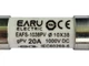 Предохранитель EARU 20A 1000V 10x38мм PV (класс gPV) плавкий цилиндрический для солнечных панелей (Solar FUSE 1038 PV систем) - изображение 2