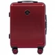 Маленький пластиковый чемодан на 4 колесах WINGS PC565 S бордовый wine red - изображение 2