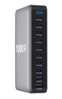 Зарядное устройство 1000W, GaN Pro PD 140W, QC 20W для телефонов, ноутбуков, 8портов USB+Type-C - Черный - изображение 2