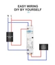 Контактор модульный Tomzn 2P 25А 1NO+1NC 220V на Din-рейку переменного тока (TOCT1-25-AC-1NO-1NC) - изображение 4