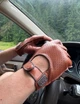 Авто перчатки Fiorgini Premium fingerless Classic Рыжий Размер S (210002) - изображение 2