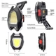 Аккумуляторный LED-фонарь/брелок W5144 Light COB с магнитом, карабином, подставкой, прикуривателем и свистком (свет белый+желтый+красный, 6 режимов) - изображение 8