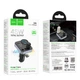 Автомобильное зарядное устройство Hoco E86, 2 USB/Type-C, 48W PD, QC 30W, c дисплеем и FM-модулятором, black - изображение 6
