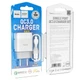 Сетевое зарядное устройство Hoco C72Q USB QC + кабель USB to MicroUSB white - изображение 4