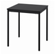 Стіл, кухонний стіл, чорний, 67x67см, IKEA SANDSBERG 594.204.00 - изображение 1