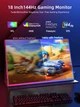 Портативный игровой монитор UPERFECT UGame K118 18'' 2K 144Hz GR18BQ IPS - Уценка - изображение 6