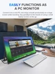 Портативный монитор UPERFECT UMax 22'' 2K Touch BE22BQ 1440P 100% sRGB IPS USB-C - изображение 10