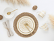 Набор столовой посуды CreaTable Mandala Gold из 8 предметов на 2 персоны керамика золотисто-белый - изображение 3