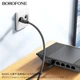 Сетевой кабель Borofone BUS01 6 Gigabit network cable 10 м Black (6941991103971) - изображение 3