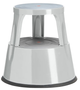 Taboret na kółkach Twinco Twin Steel Stopa Słonia 6300-9 150 kg Szary (5708950630098) - obraz 1