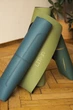 Премиальный коврик для йоги каучуковий Lita Comfort PU+coconut Marking Indigo Yoga mat синий 183х68х0,5 см - изображение 12
