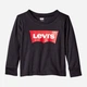 Детский лонгслив для девочки Levi`s 508029399 74 см Черный (1159842885) - изображение 1