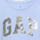 Підліткова футболка для дівчинки GAP 761709230 140 см Блакитна (1159843135) - зображення 3