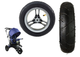 Tylne plastikowe koło Lean Cars Pro 700 z gumową oponą pompowane 14555 (5905991031437) - obraz 3
