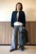 Кардиган женский Uniqlo 372937696 XL Синий (1159843013) - изображение 13