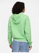 Худи утепленное на флисе оверсайз женское GAP 926613943 XS Зеленое (1159843351) - изображение 2