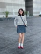 Кардиган женский Uniqlo 107786165 M Черный с молочным (1159842971) - изображение 3