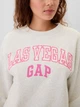 Свитшот на флисе женский GAP 194053650 L Молочный (1159843269) - изображение 4