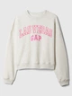 Свитшот на флисе женский GAP 194053650 L Молочный (1159843269) - изображение 5