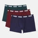 Набор трусов боксеров мужских хлопковых Puma Men Everyday Boxer 3P 93832713 S 3 шт Red/Navy (8720245967044) - изображение 1