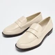 Женские лоферы Zara 157007608 37 (6.5US) 24 см Бежевые (1159842974) - изображение 2