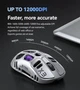 Беспроводная геймерская мышка T-WOLF Wolf X3 RGB 3-в-1, серебряная - изображение 6