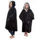 Плед толстовка Huggle Hoodie с капюшоном, черный - изображение 5