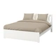 Каркас двуспальной кровати IKEA SONGESAND 140x200 см белый 392.412.25 - зображення 1