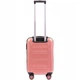 Средний пластиковый чемодан на 4 колесах WINGS PC175 M розовый Pink - изображение 2