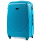 Большой дорожный чемодан WINGS K310 2zip L голубой cyan - изображение 1