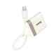 Адаптер перехідник Hoco UA40A, 2-in-1, Type-C to TF, SD, apricot - зображення 5