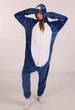Женская кигуруми пижама взрослая и подростковая Kigurumi Акула Взрослая Синий M 155-165 см. (1064) - изображение 1