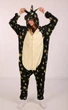 Жіноча кігурумі піжама доросла та підліткова Kigurumi Місячний єдиноріг Чорний M 155-165 см. (1073) - зображення 4
