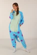 Женская кигуруми пижама взрослая и подростковая Kigurumi Монстр Салли Голубой M 155-165 см. (1049) - изображение 3