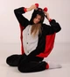 Женская кигуруми пижама взрослая и подростковая Kigurumi Летучая Мышь Черный L 165-175 см. (1052) - изображение 5