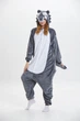 Женская кигуруми пижама взрослая и подростковая Kigurumi Волк Серый S 145-155 см. (1065) - изображение 4