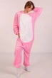 Жіноча кігурумі піжама доросла та підліткова Kigurumi Кролик Зайчик Рожевий S 145-155 см (1053) - зображення 3