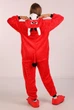 Жіноча кігурумі піжама доросла та підліткова Kigurumi Червоний Бик Red Bull S 145-155 см. (1071) - зображення 3
