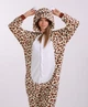 Женская кигуруми пижама взрослая и подростковая Kigurumi Леопард Коричневый M 155-165 см. (1039) - изображение 4