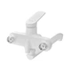 Змішувач для ванни Plamix Lucas-006 EURO SET White з шлангом, лійкою та кронштейном (PM0709) ( 26662 ) - изображение 2