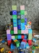 Кубики Майнкрафт Minecraft магнітний конструктор для дітей 150 блоків. - изображение 3
