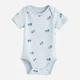 Детское боди-футболка для новорожденных мальчиков H&M 1159381013c35 62 см Голубое (KC1000000054880) - изображение 1