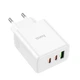 Мережевий зарядний пристрій Hoco C126A Pure power PD40W+QC3.0 (2Type-C+USB-A) - изображение 2
