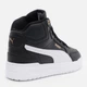 Подростковые демисезонные ботинки для девочки Puma Shuffle Downtown Mid Jr 40374303 37 (4) Black/White/Gold (4069156876149) - изображение 4